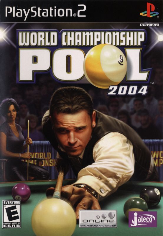 World Championship Pool 2004 box art for Playstation 2